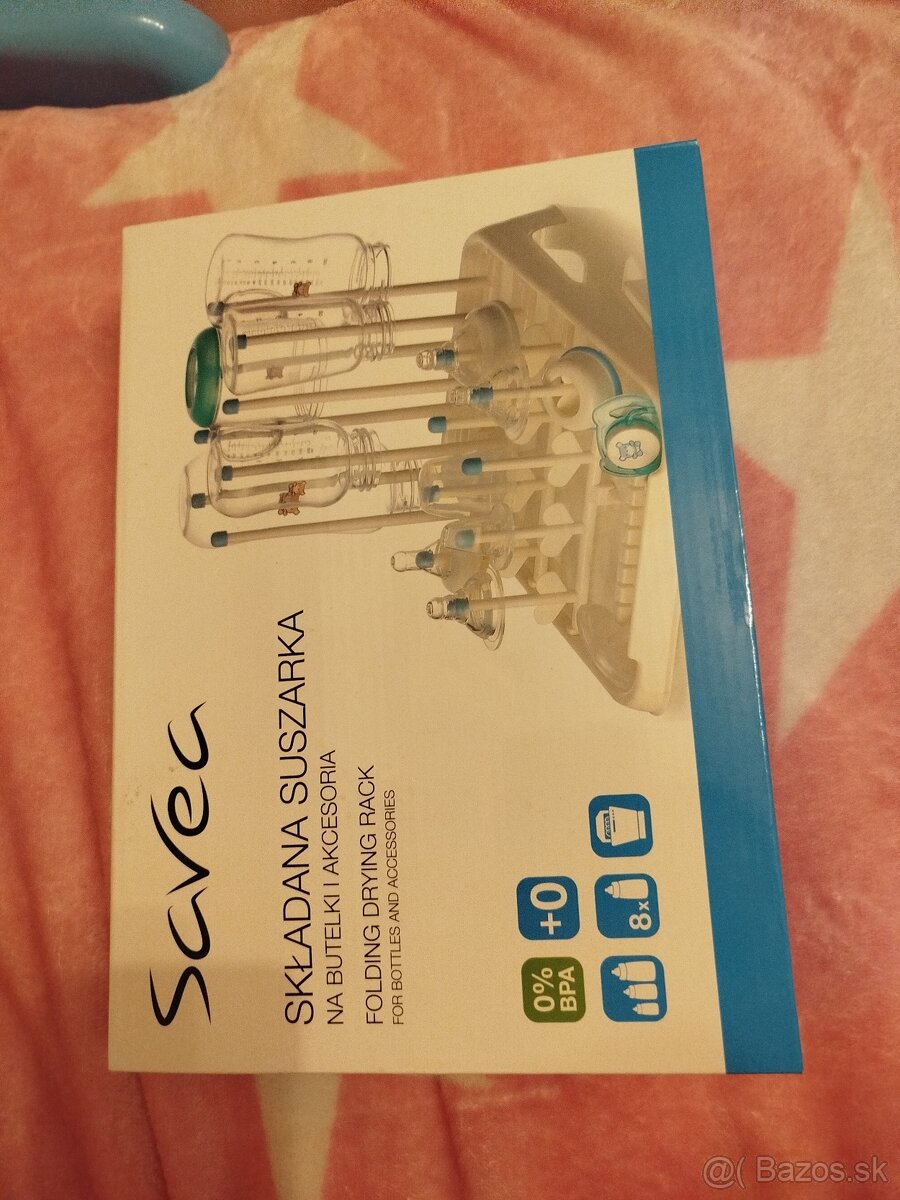 Sklopiteľný odkvapkávač na fľaše, cumlíky NOVÝ - 9