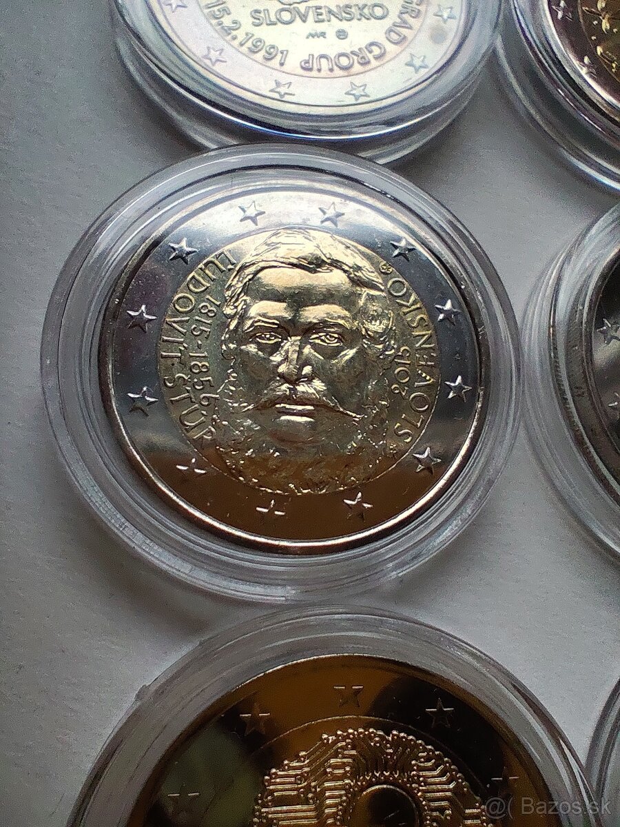 Slovenské 2€ mince v UNC stave - 9