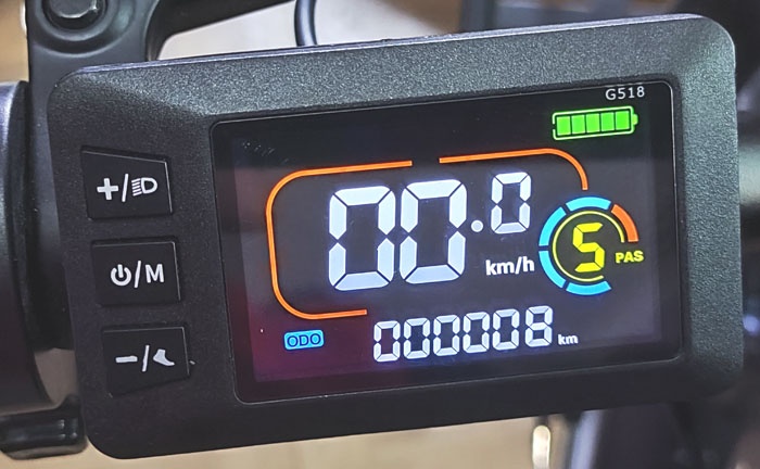 Elektrický skladací e-bicykel FATBIKE 500W motor 36V - 9