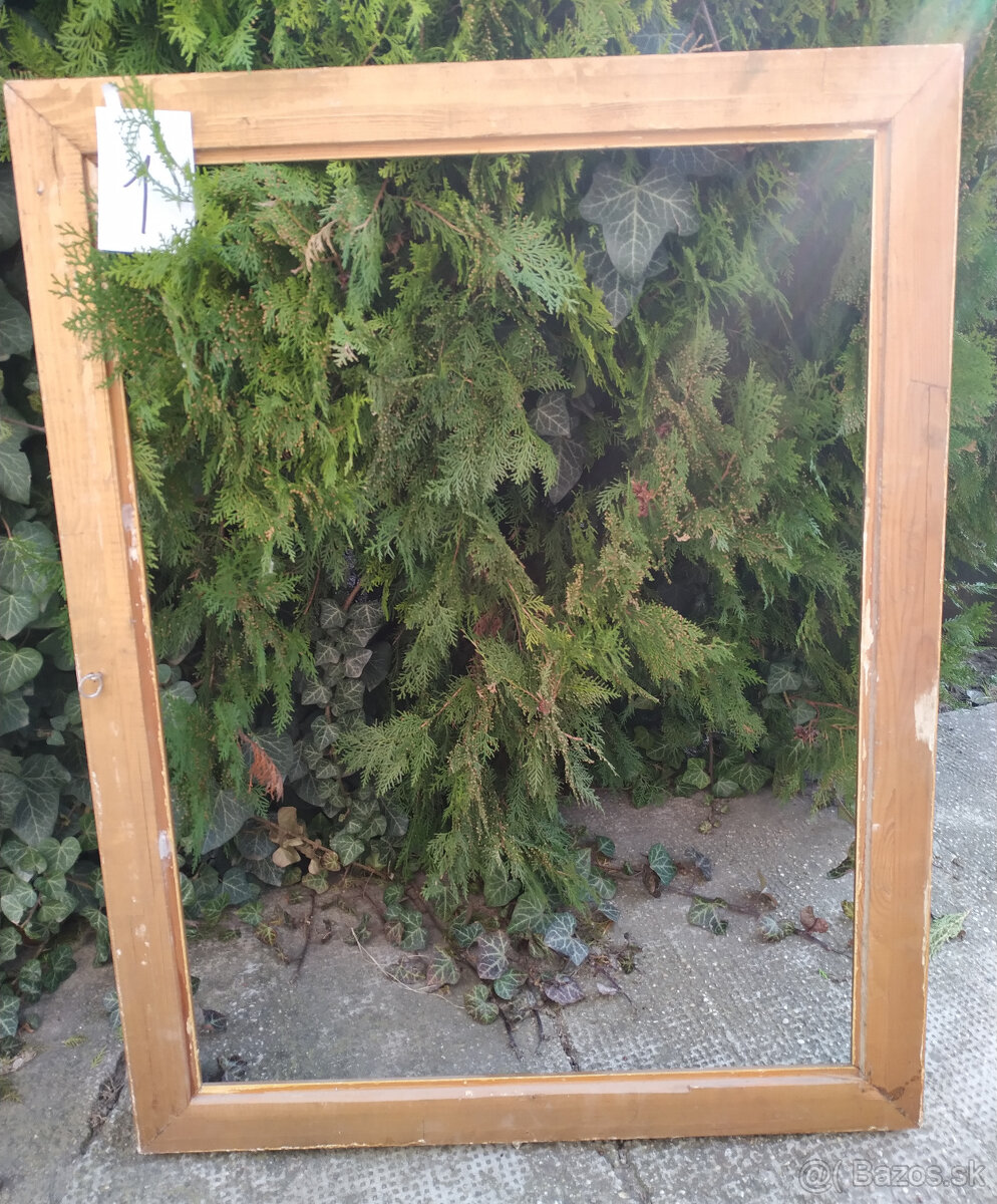 Starožitný drevený rám na obraz - 9