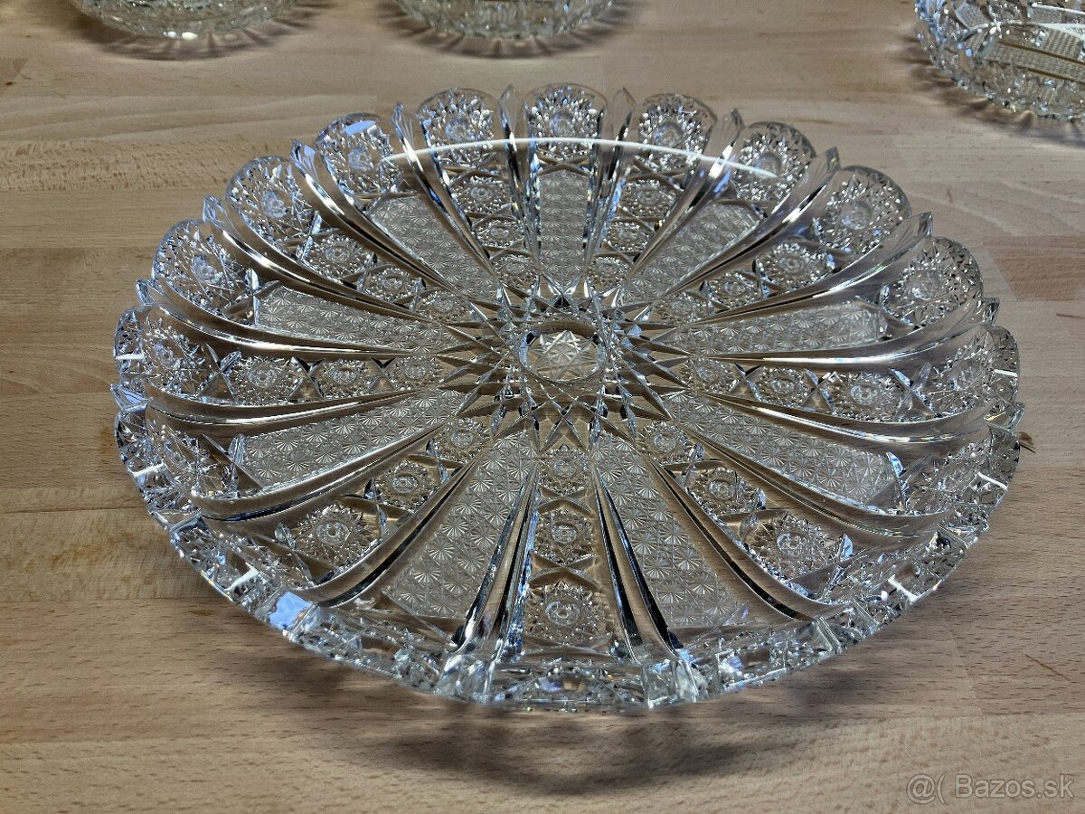 Krištáľový set doplnky - Krištáľové Taniere Tanieriky Misky - 9