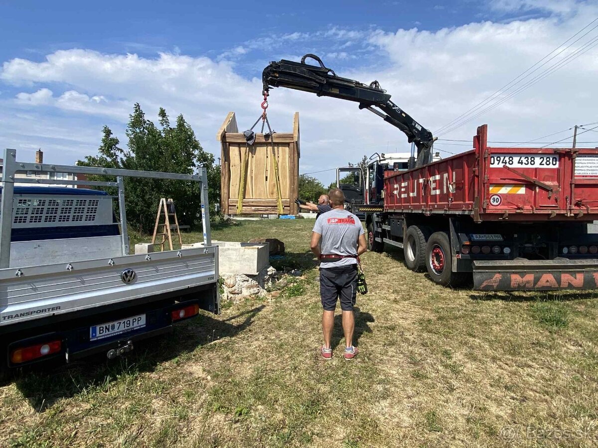 Preprava materialu, hydraulická ruka - 9