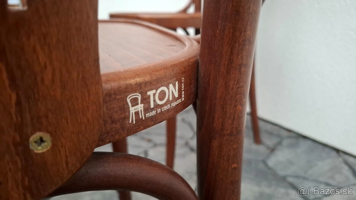 Jídelní stoličky TON č.24 - 4ks - 9