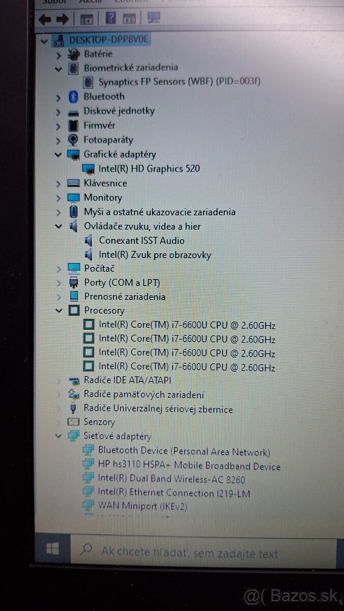 HP EliteBook 850 G3, i7-6600U, 16GB RAM, 256GB SSD M.2 - 9