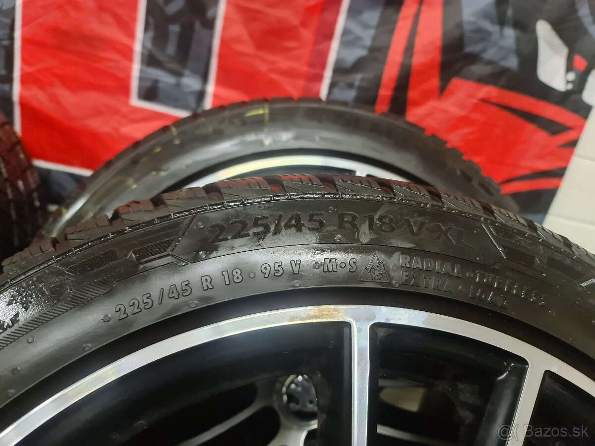 5X112 R18 DEZENT- ZIMNE PNEU 225/45 R18 - 9