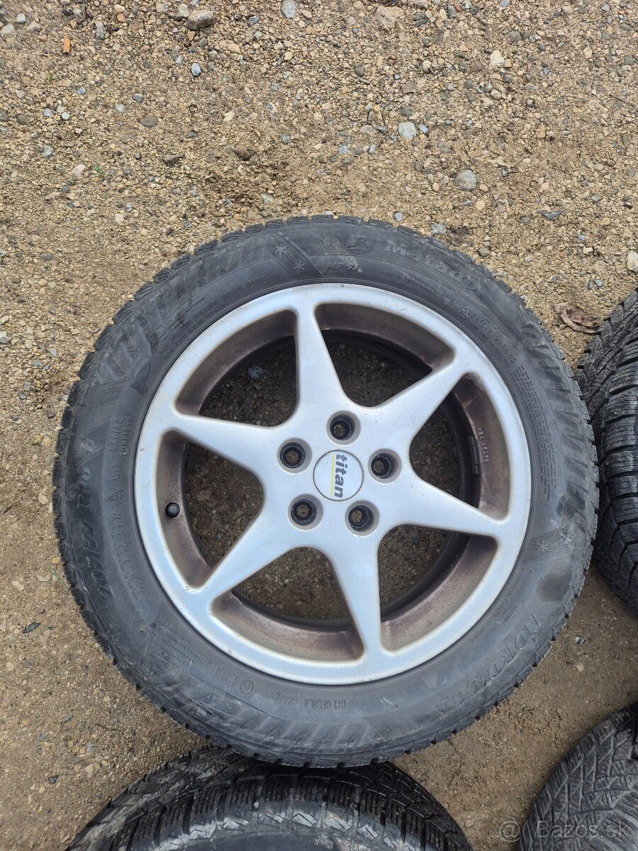 Predám Zimné pneumatiky na elektrónoch 5x112r16 - 9