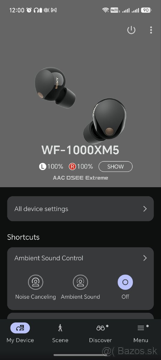 Sluchadla SONY WF 1000XM5 - 9