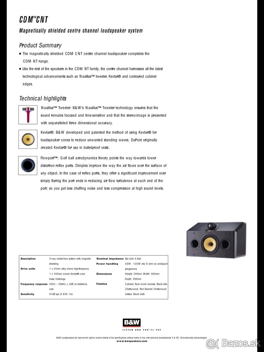 B&W CDM CNT - 9