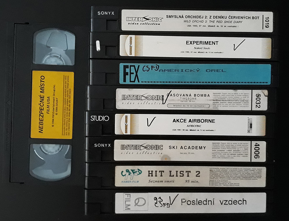 VHS kazety 2 - 9