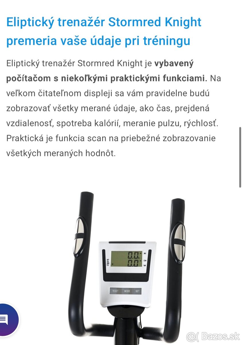 Elipticky trenažér Stormred Knight - 9