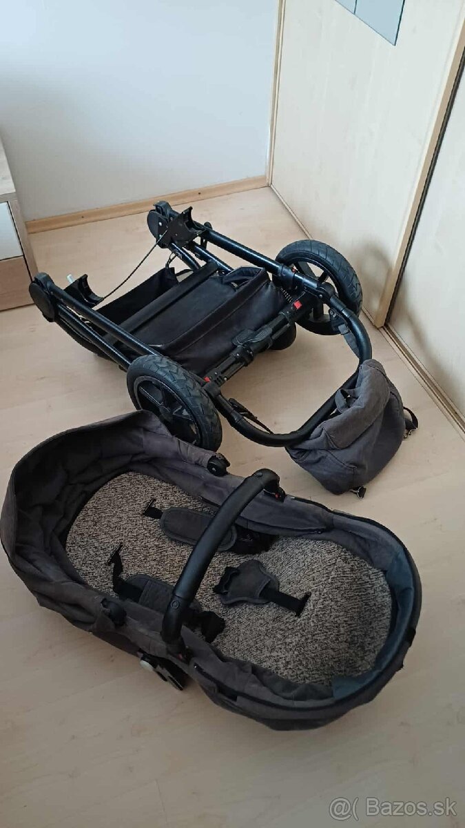 Detský kočík kombinovaný s vajíčkom - 9