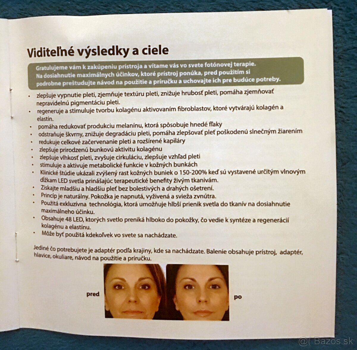 Predám novú kozmetickú BIO-lampu PerfectIdea - 9