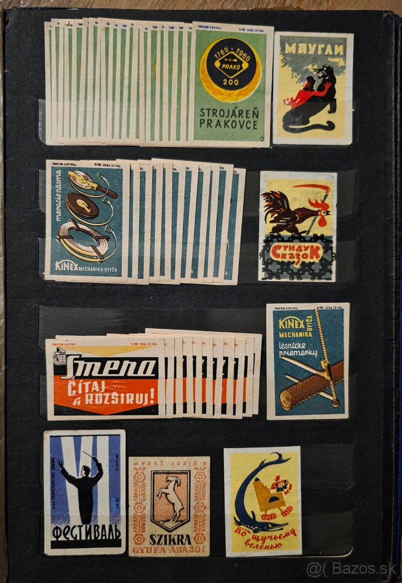 Predám zápalkové krabičky, nálepky - 9