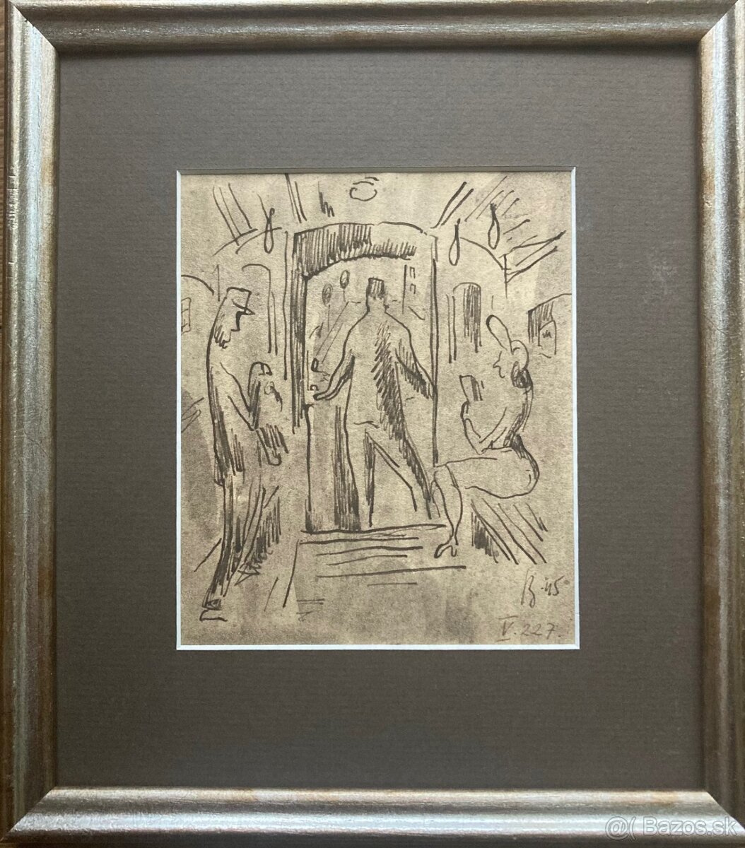 3 x Vlastimil Beneš, kresby - 9