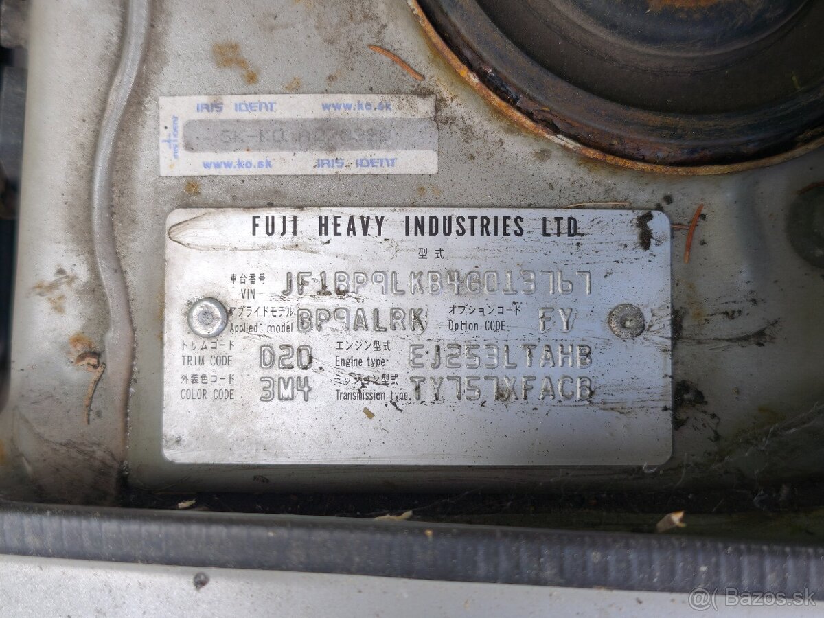 Subaru Outback BP (03-09) - 9