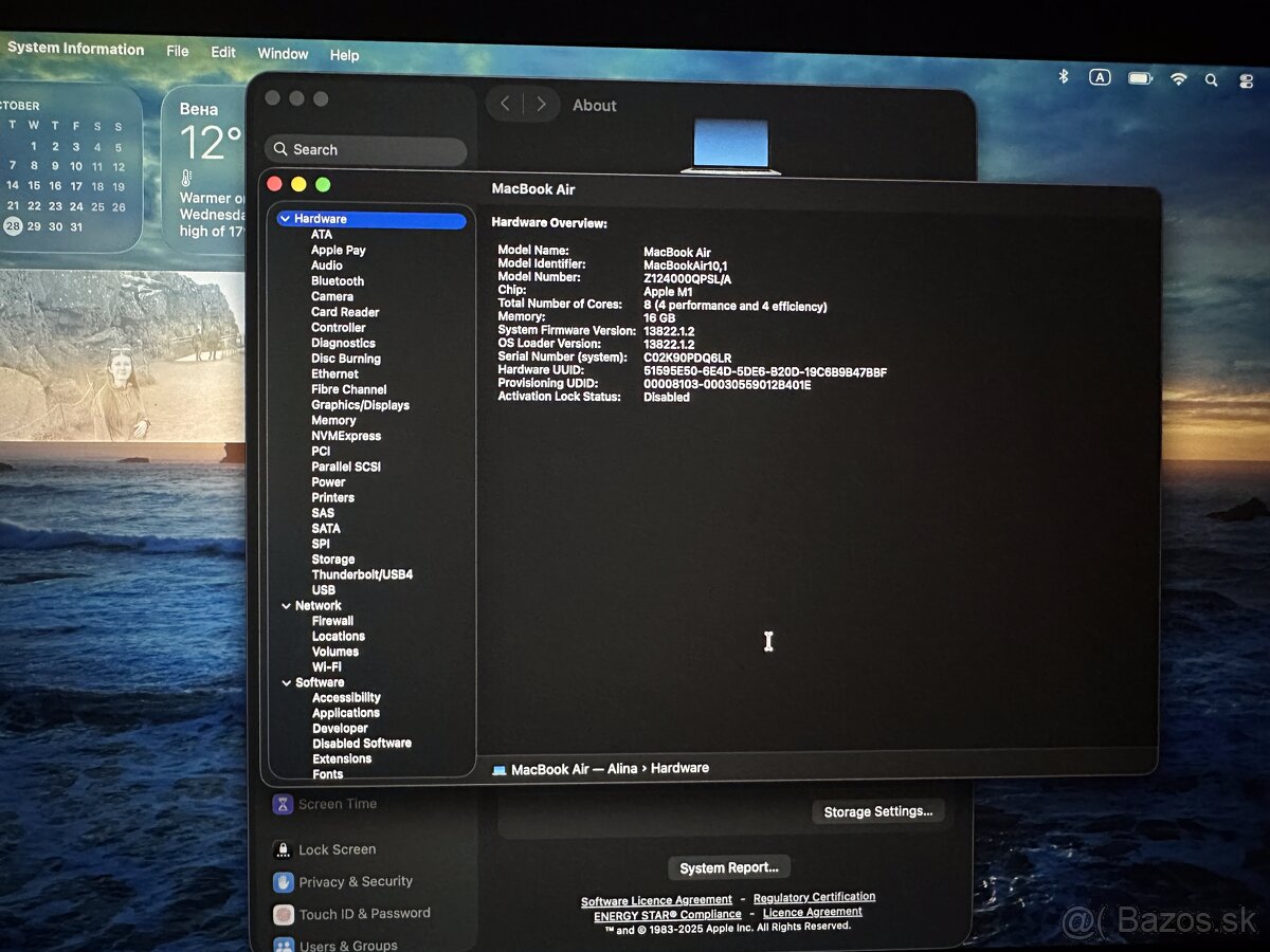 MacBook Air 13" M1 16gb 256gb - 9