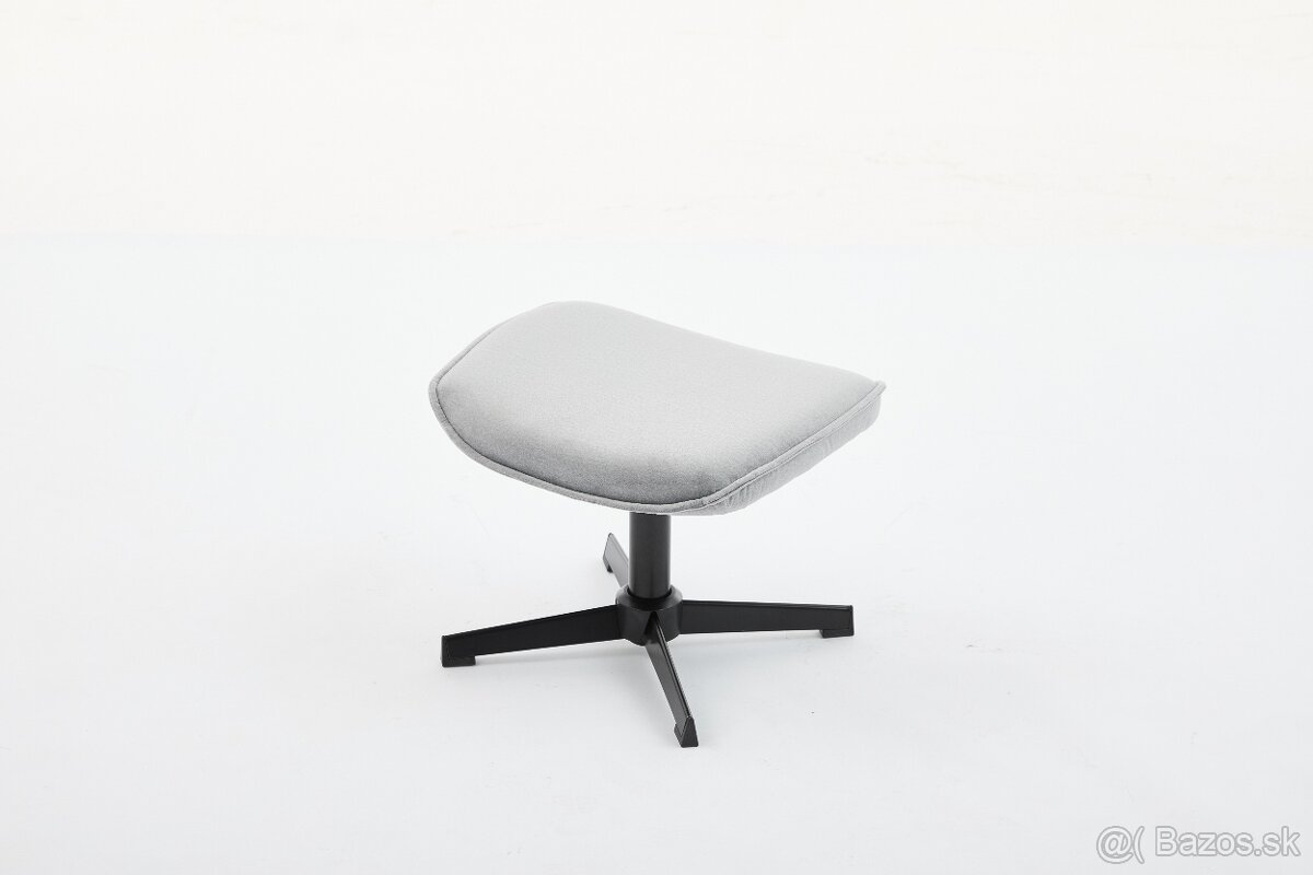 LOREN-360-stupňové otočné kreslo s podnožou - 9