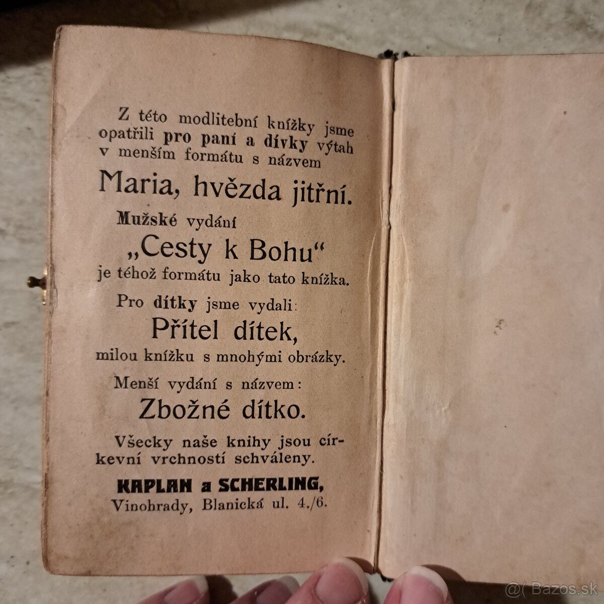Modlitebná knižka 1910 - 9