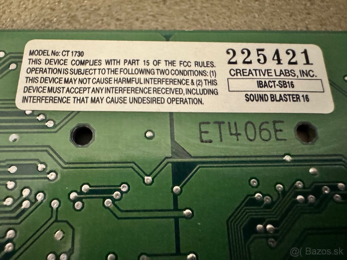 Creative Sound Blaster 16 - CT1740 - 9