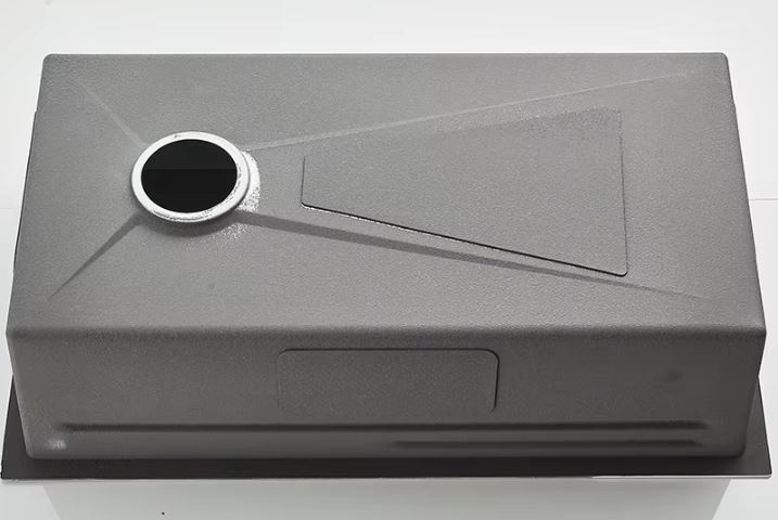 Kuchynský drez 75x45cm - Farbená nerez - 9