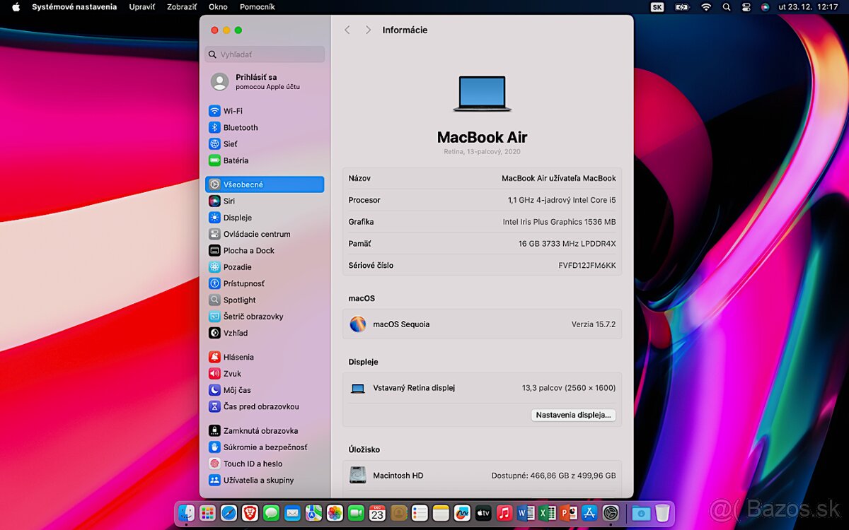 MacBook Air 13", i5-1.1GHz,4j/16GB/512GB, TOP STAV - 9