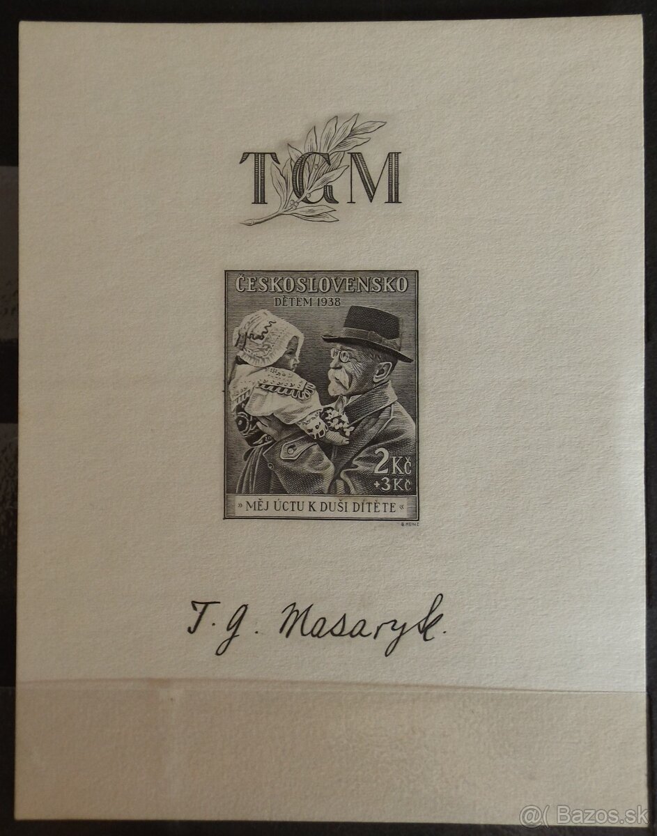 známky - Slov. štát, Protektorát, Hradčany, Masaryk a iné - 9