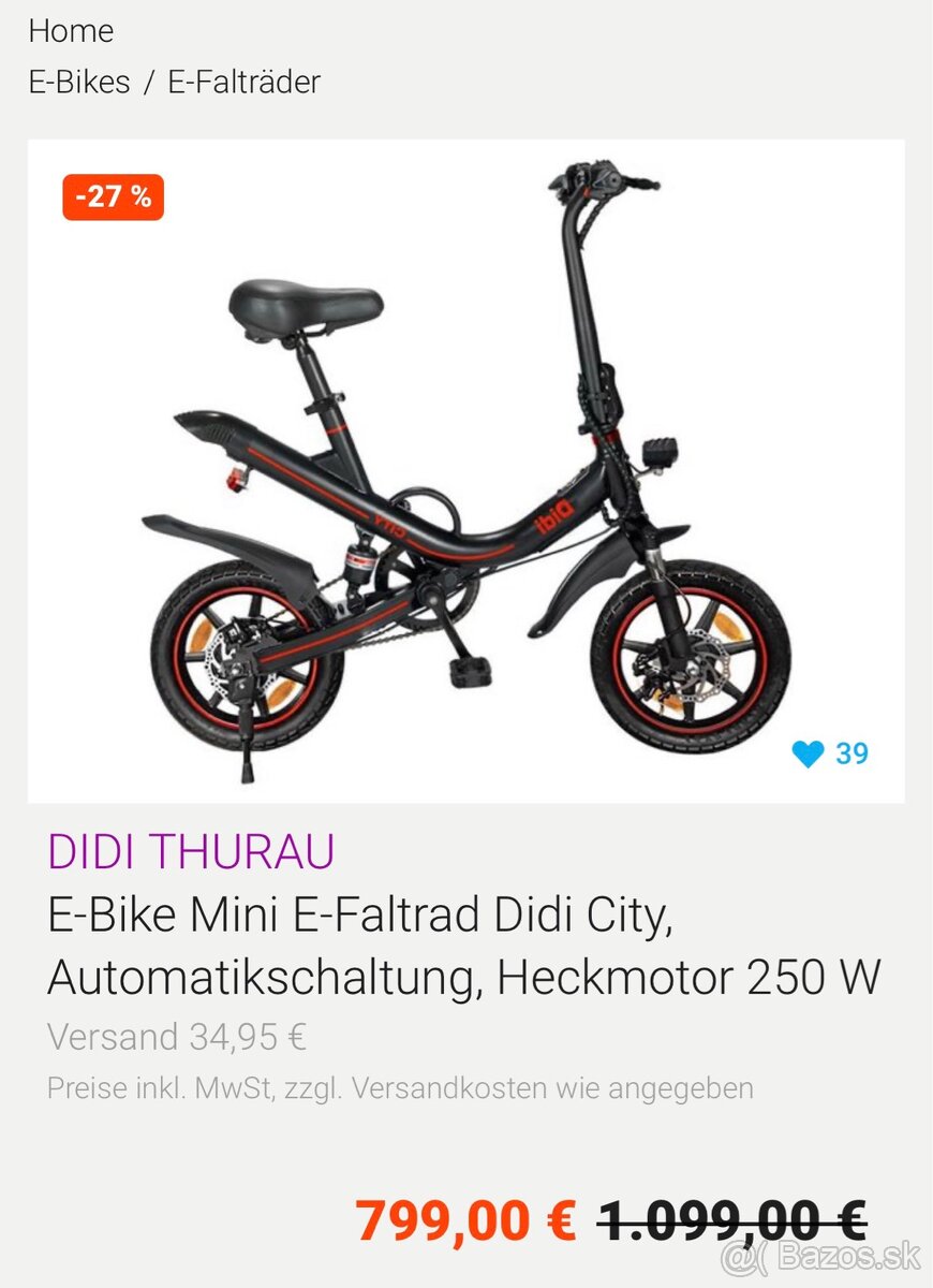 E-Bike Didi mestský - 9