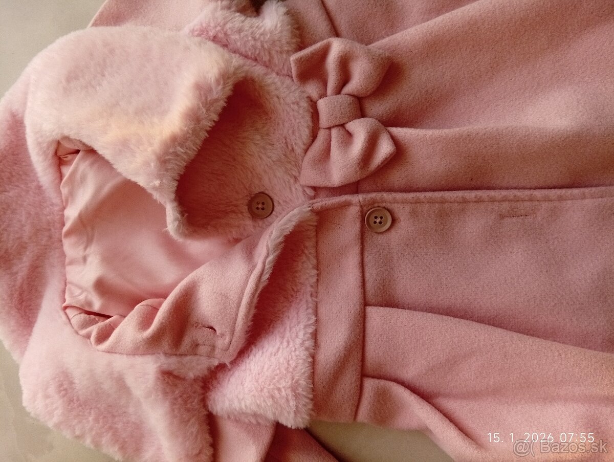 Bunda , vesta, kabát 9-12 mes dievča - 9