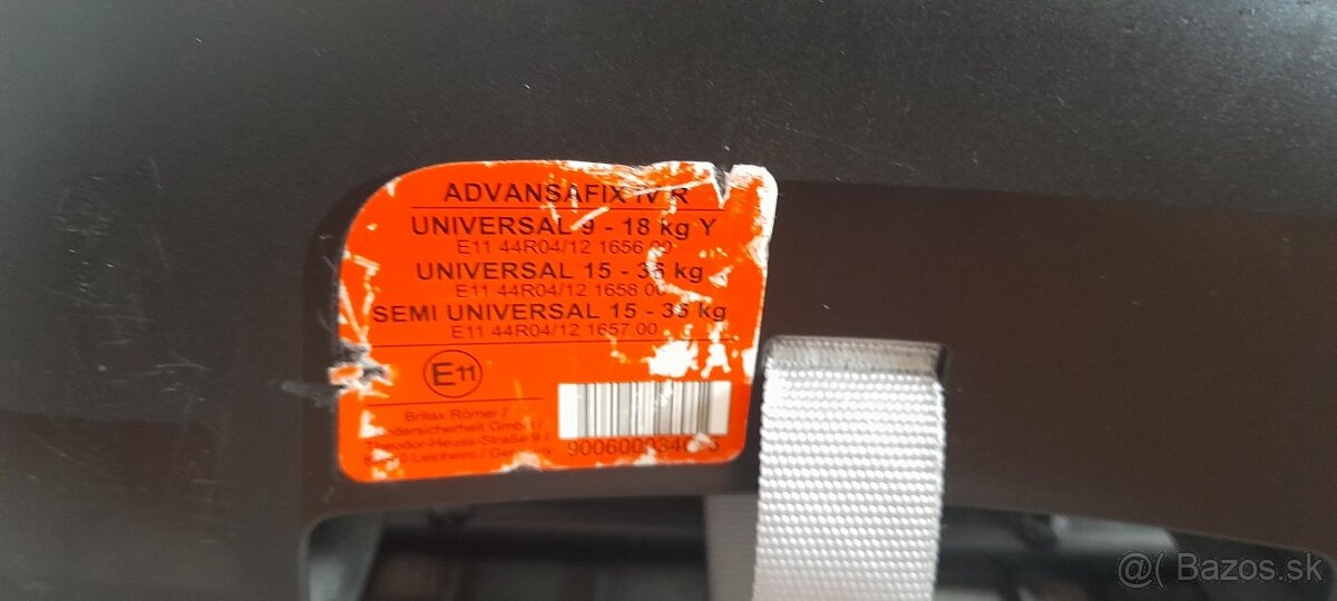 predám Britax Römer advansafix IV - 9