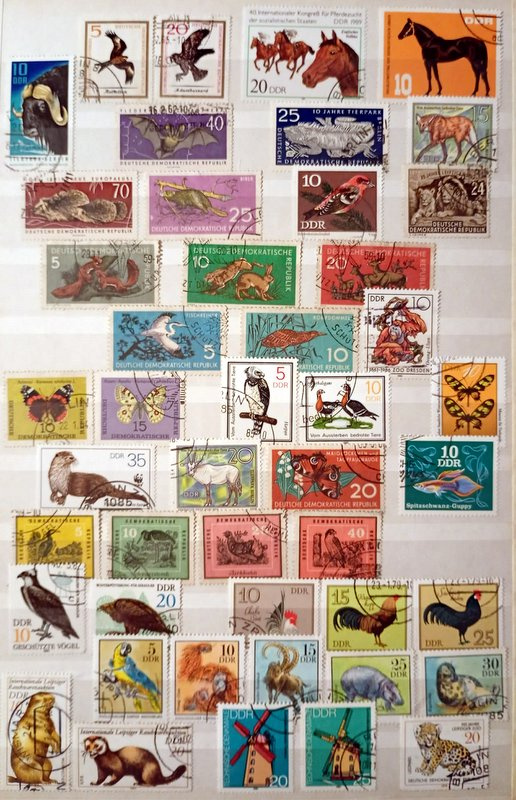 Predám poštové známky DDR - 9