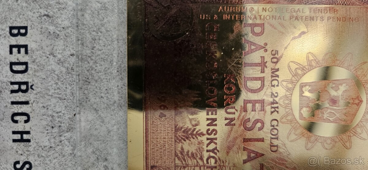 Zlate bankovy a minca - 9