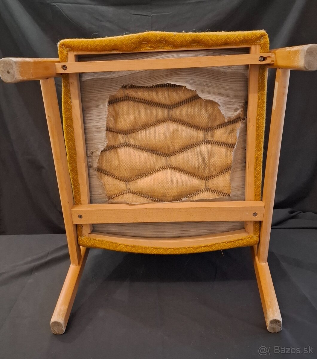 Staré kreslo Ton, typ : 615 369 1913 v pôvodnom stave, 1 kus - 9