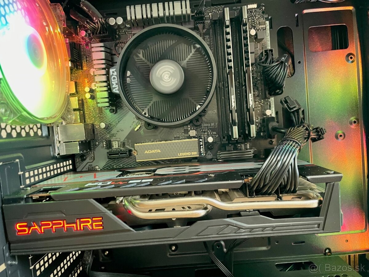 Herný PC - R5 5500,RX 5700XT 8GB,16GB RAM,1TB NVMe,650W - 9