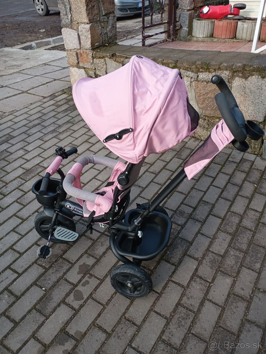 Kinderkraft trojkolka -ružová - 9