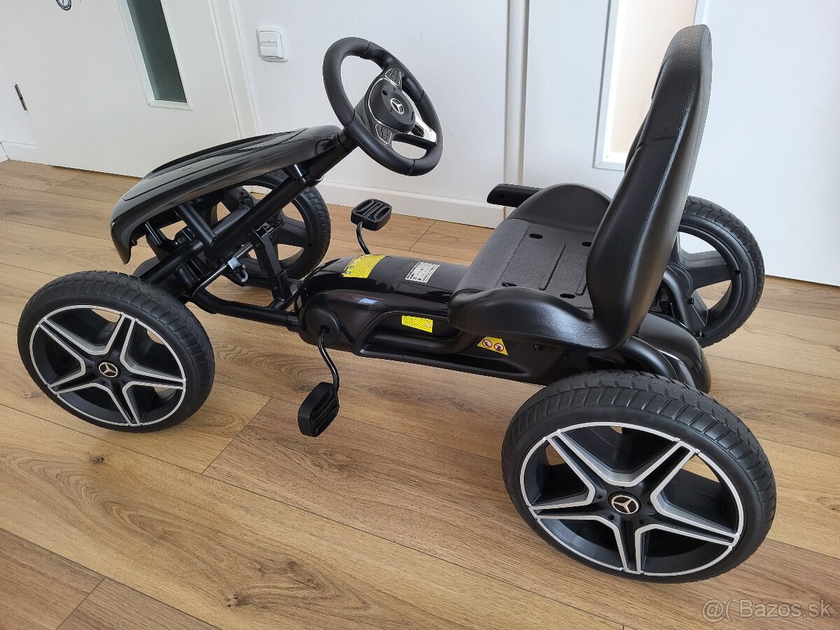 Šlapacie autíčko MERCEDES BENZ GO KART - 9