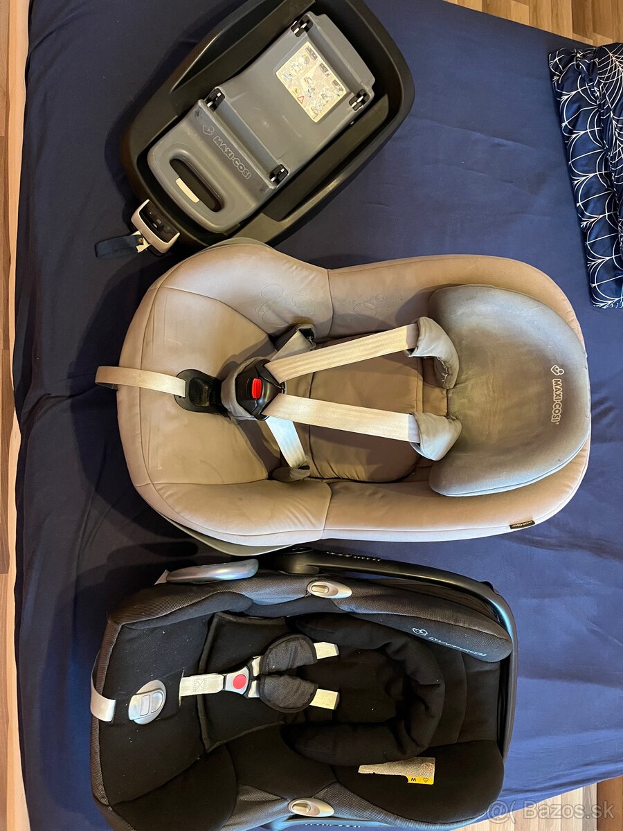 Maxi Cosi vajíčko + autosedačka + základňa - 9