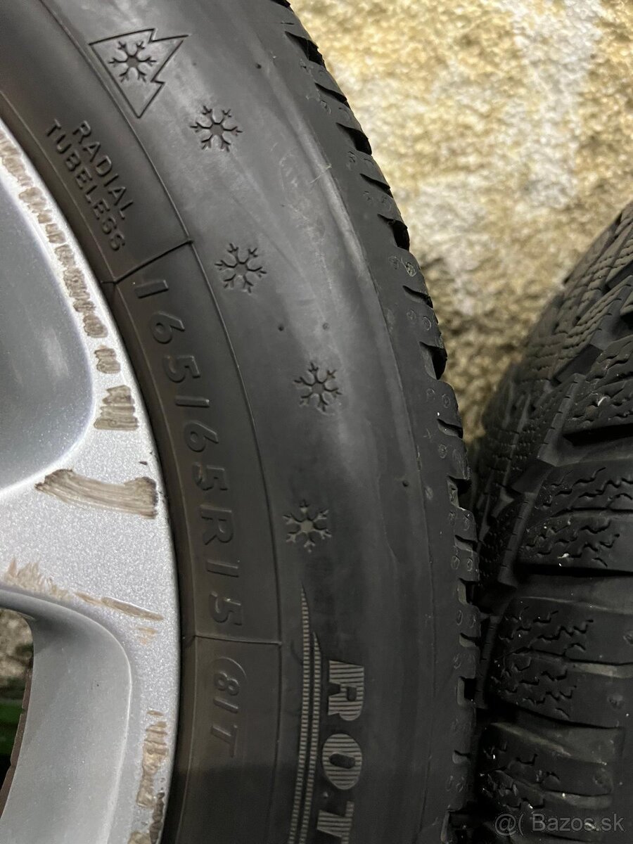 Elektróny smart 4x100, r15 , zimné pneumatiky - 9