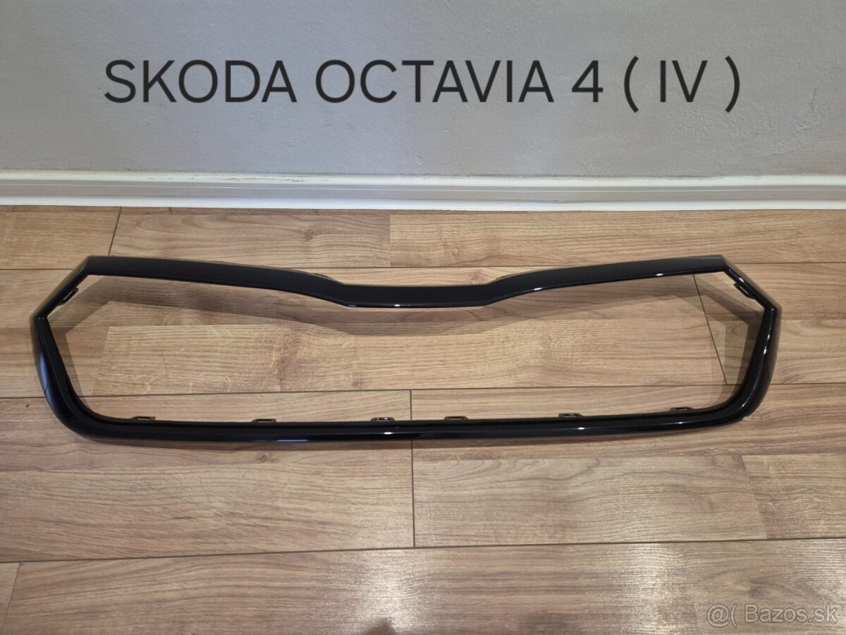 PREDNA MASKA OCTAVIA RAMCEK GRILU MASKY CIERNY - 9