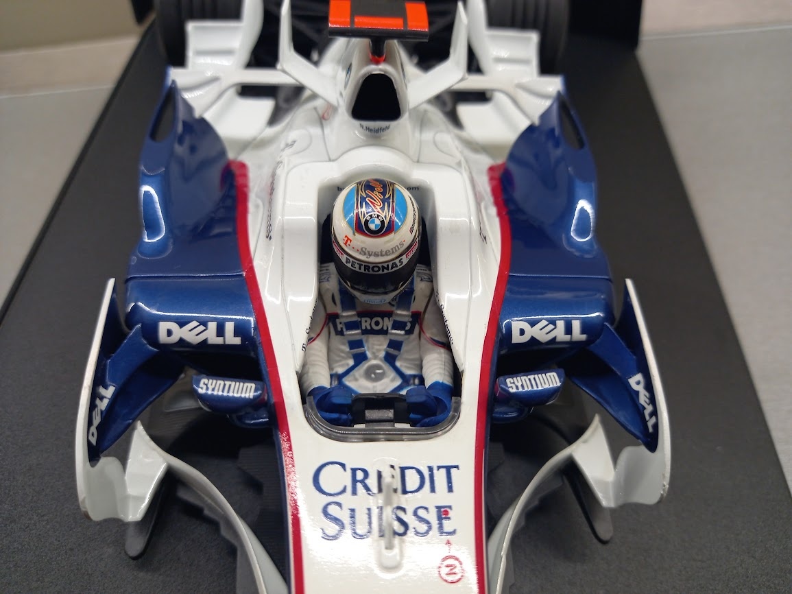 F1 BMW SAUBER F1.08 2008 HEIDFELD MINICHAMPS 1:18 - 9