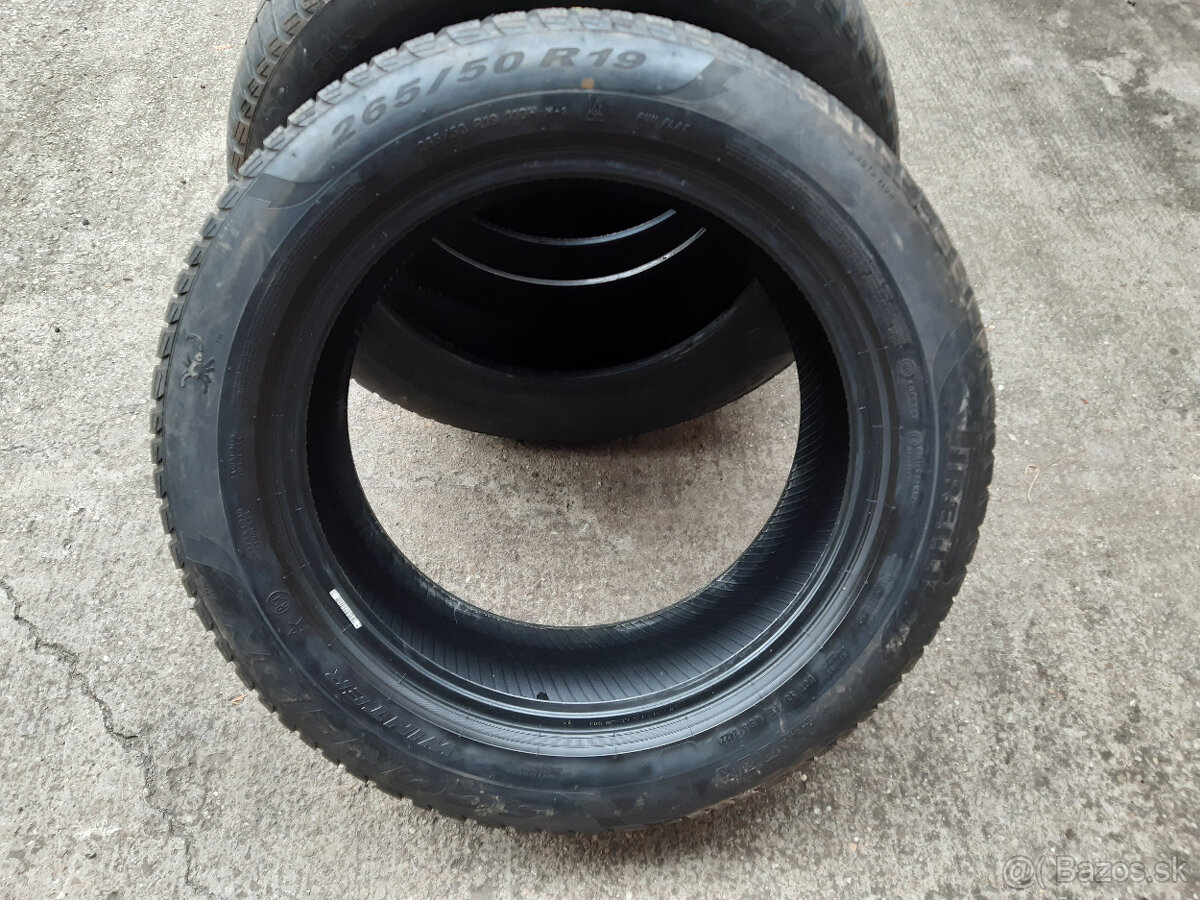 265/50 R19 -zimné Pirelli Run Flat - 9