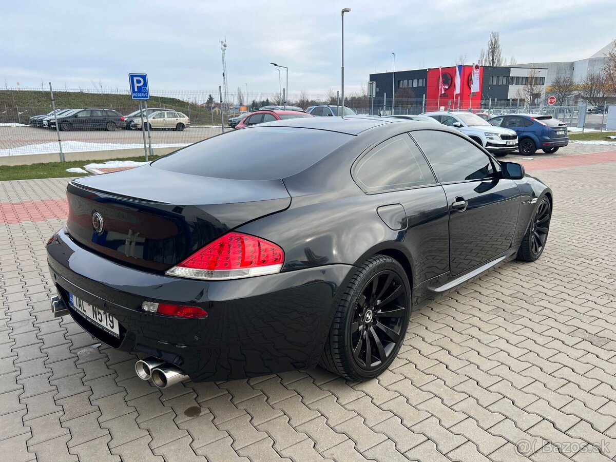 BMW 650i e63 270kw M6 packet Max výbava All Black - 9