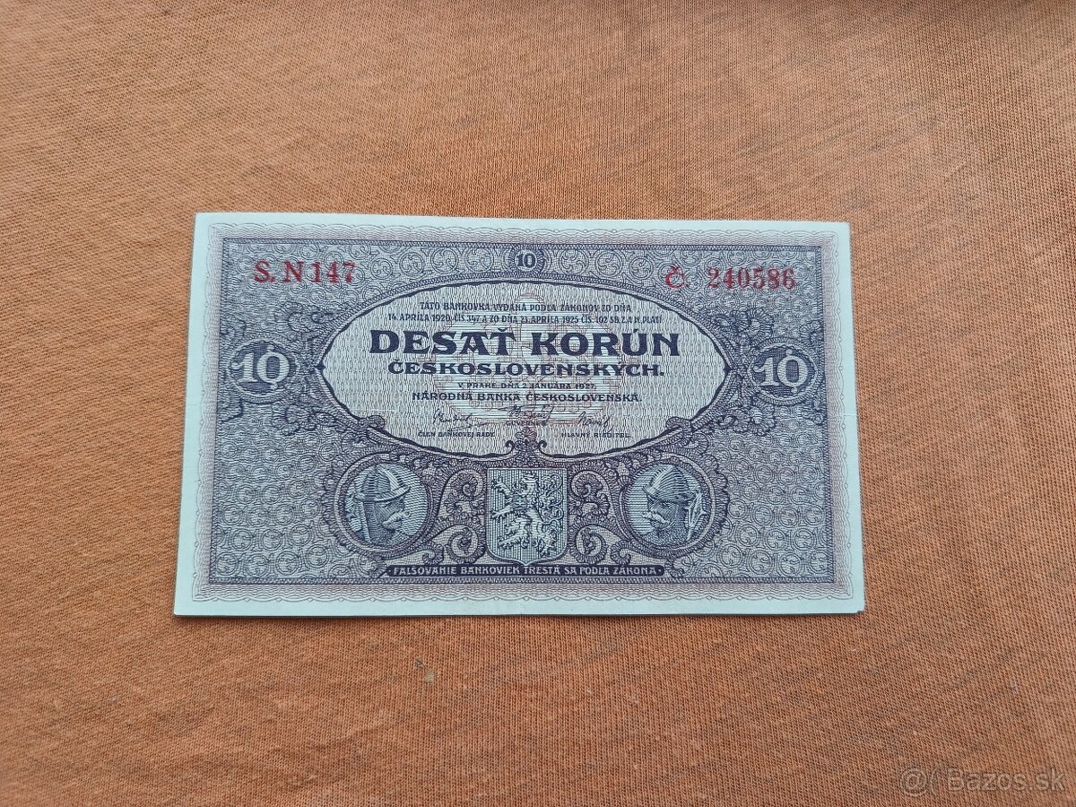 Bankovky ČSR - 30 - 9