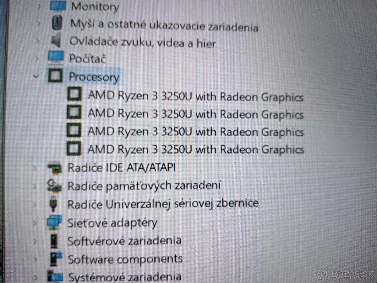 predám Acer extensa 15 EX215-22 - AMD Ryzen 3 , 8gb ram - 9