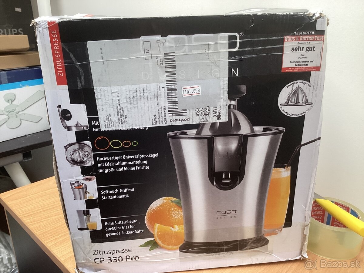 CASO CP 330 Pro elektrický lis na citrusy – nerezový, výborn - 9