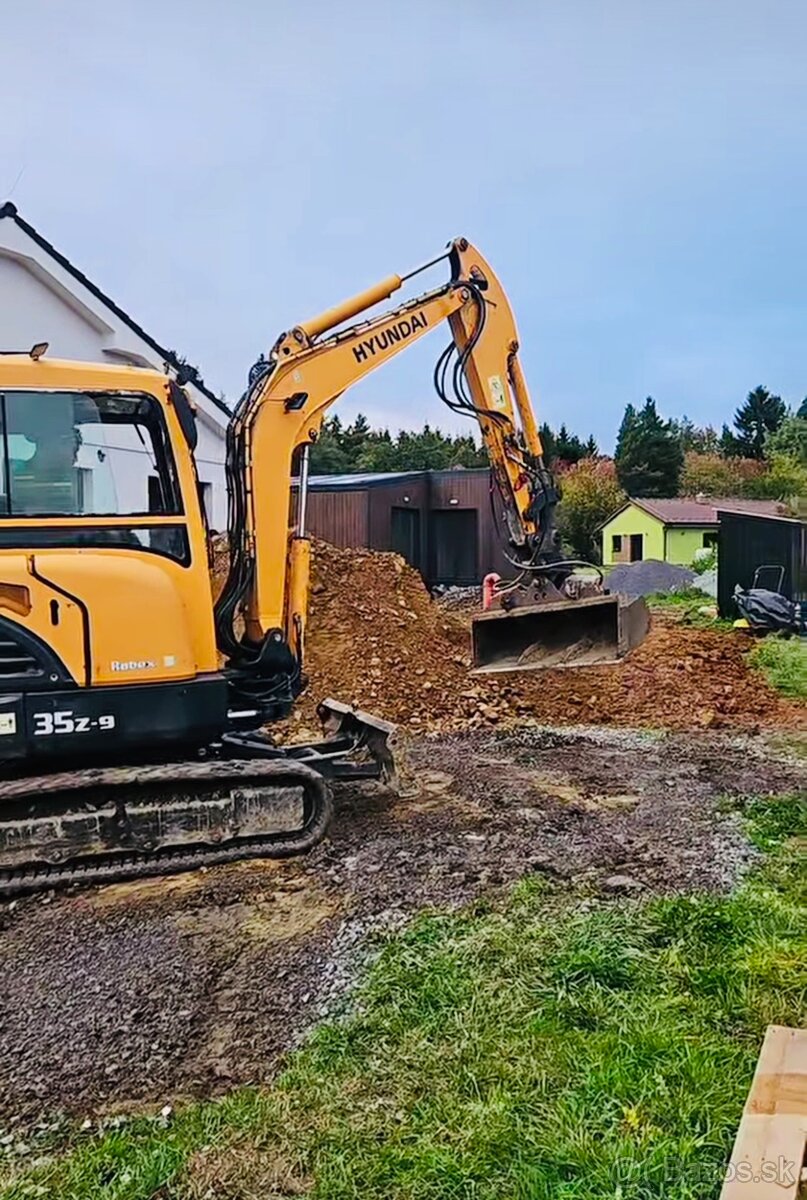 Predám Hyundai robex 35z-9,1020mt,plna výbava,verachtertCW05 - 9