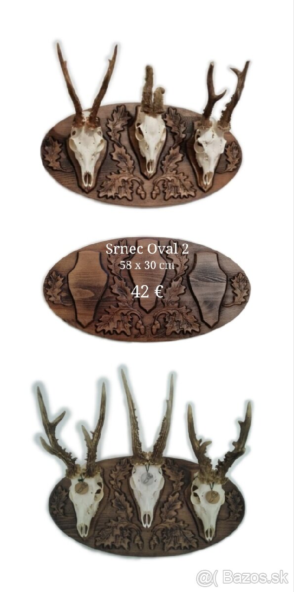 Podložky pod trofeje, drevene - 9