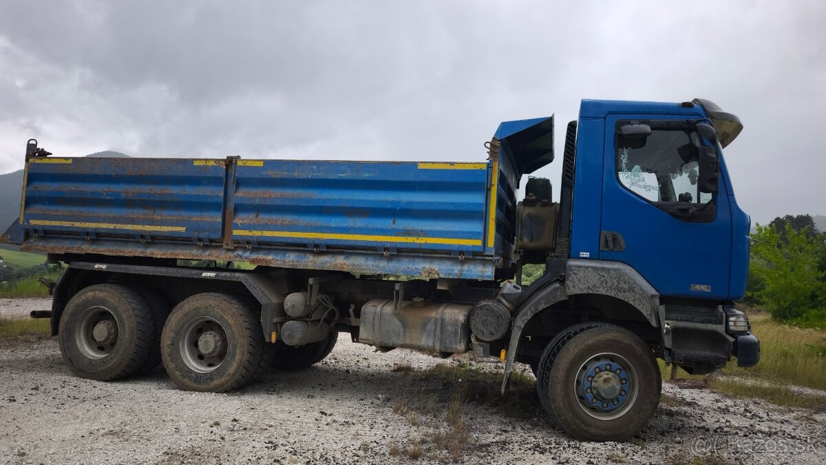 Renault kerax 420dci 6x6 sklapac - 9