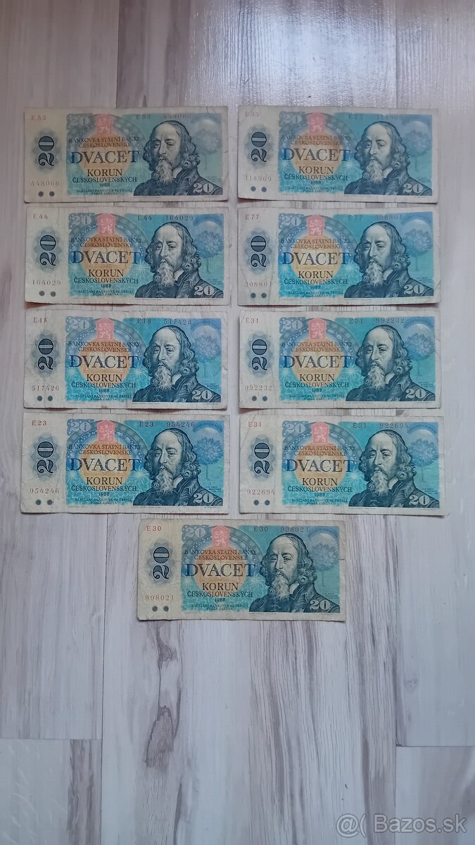 Slovenské a československé bankovky - 9