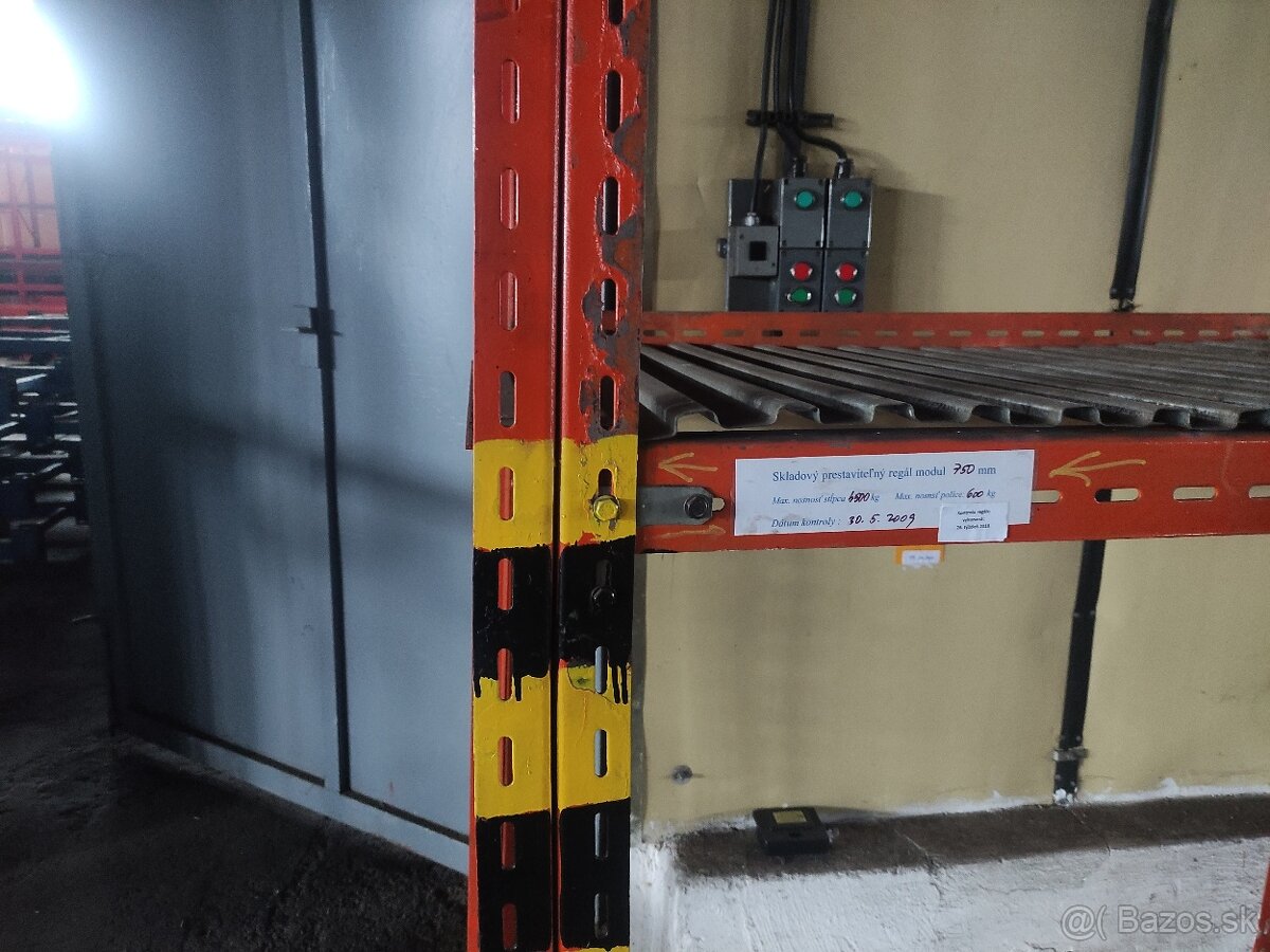 Predám pevné paletové regály - 9