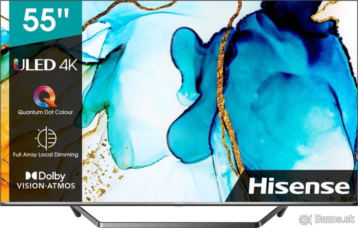 55-palcový (139 cm) QLED 4K SMART TV HISENSE 55U7Q, záruka. - 9